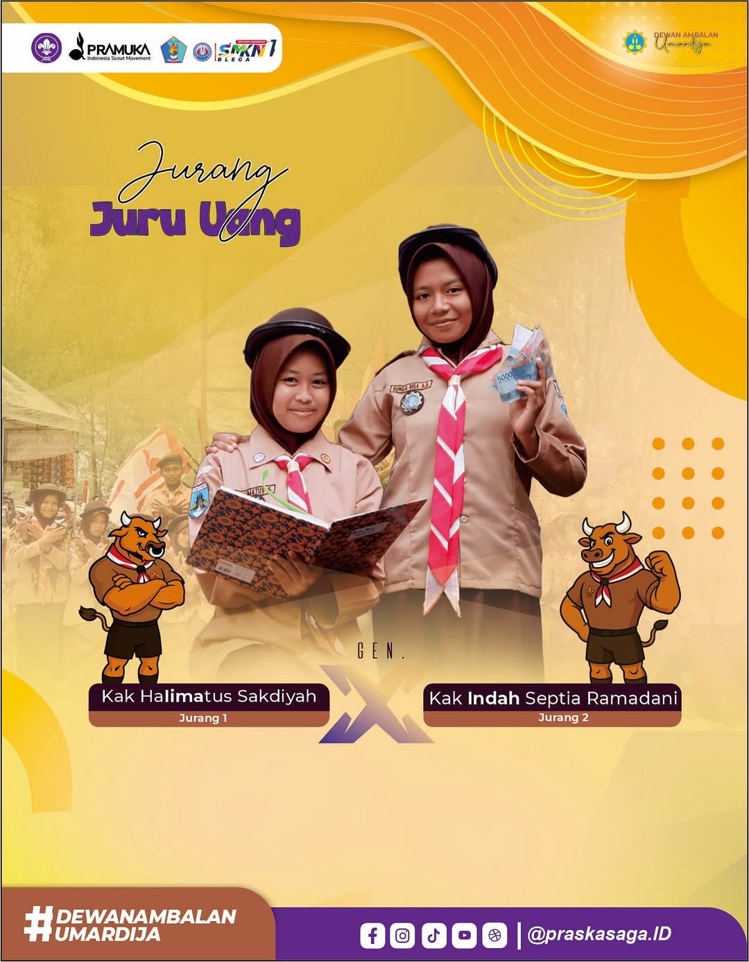 Foto Kak Halimatus Sakdiyah & Kak Indah Septia Ramadani